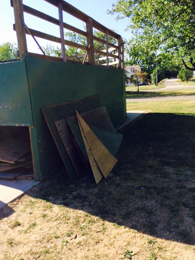 Skate Park Ramp Before Renovation